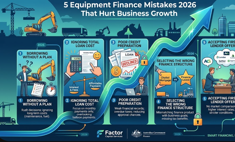 5 Equipment Finance Mistakes 2026